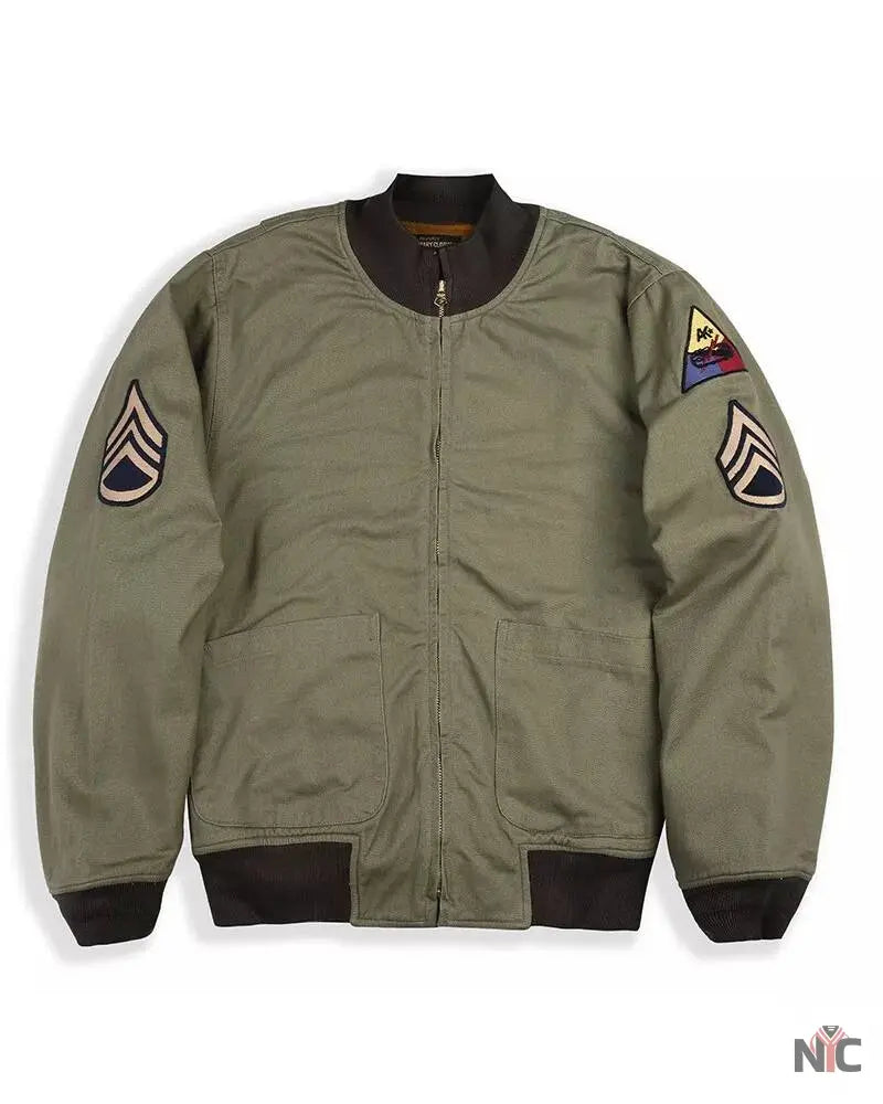 Mens US Army Military Flight Bomber Jacket