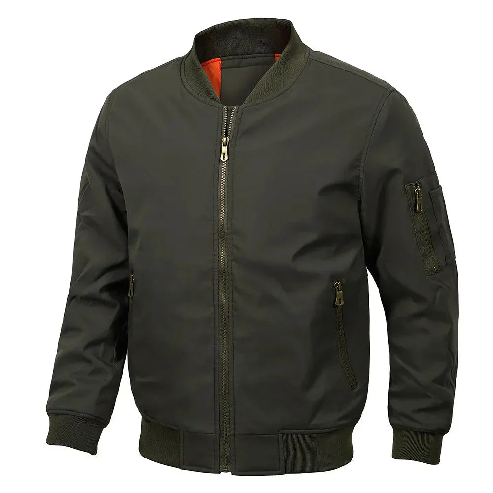 Men’s Light-weight Bomber Aviator Jacket