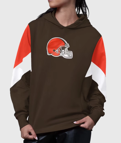 Cleveland Browns Starter Brown Scrimmage Hoodie