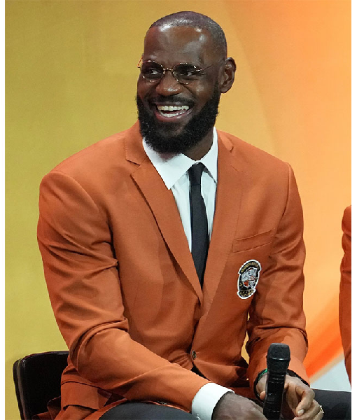 Lebron James NBA Orange Jacket