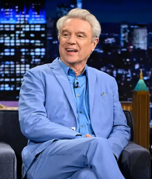 David Byrne The Tonight Show Starring Jimmy Fallon S12 Blue Blazer