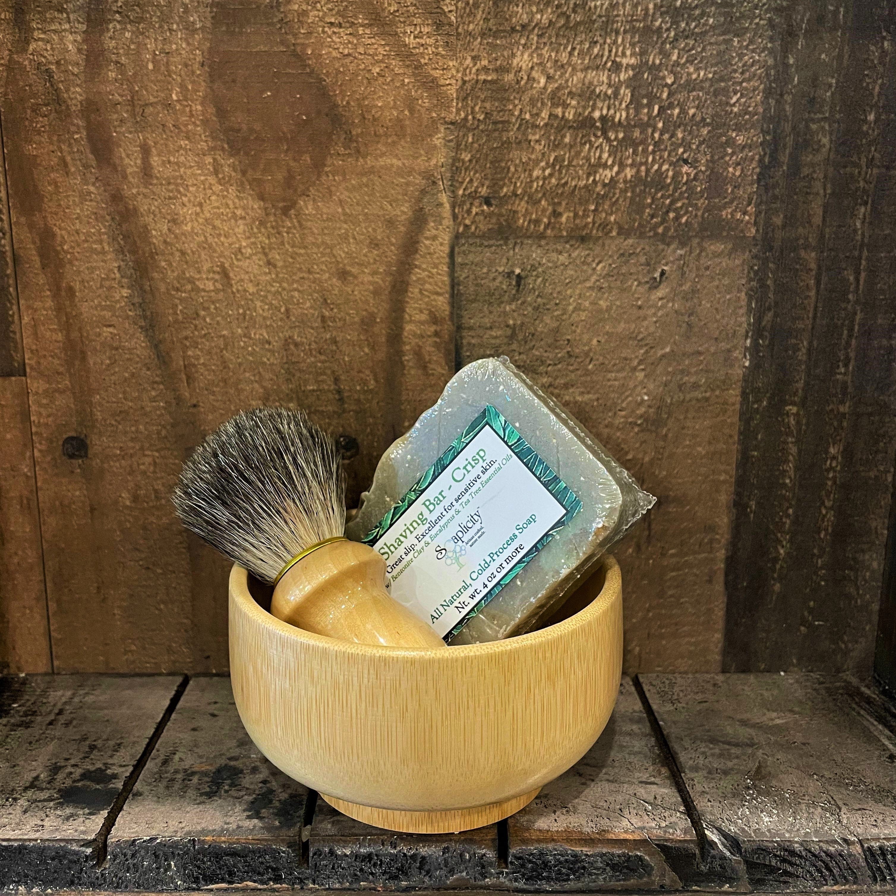 Men&amp;#39;s Shaving Sets in Bamboo