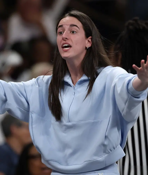 Caitlin Clark Indiana Fever v Atlanta Dream Blue Jacket