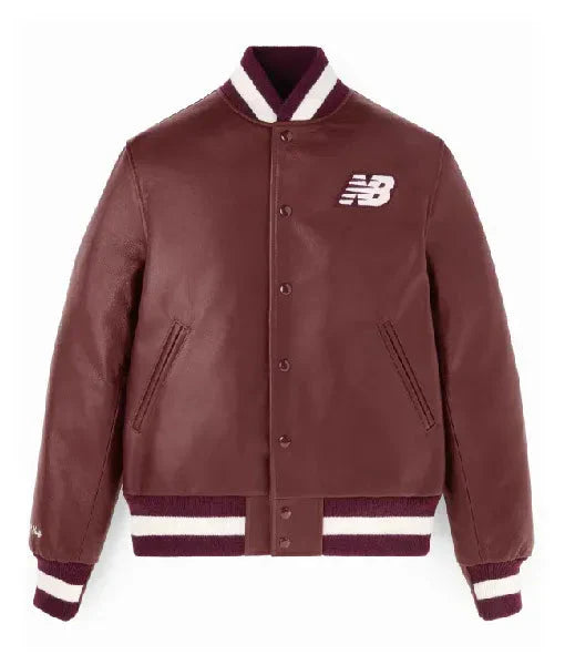 Coco Gauff 2025 US Open Leather Varsity Jacket