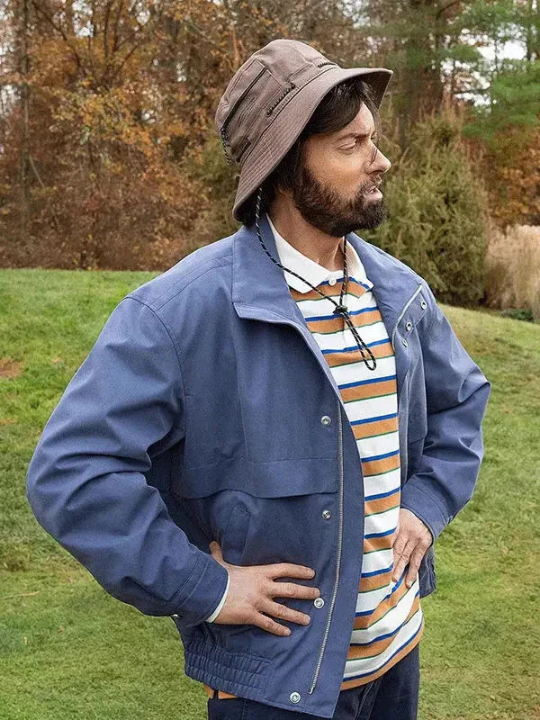 Men’s Happy Gilmore 2 Eminem Blue Cotton Jacket