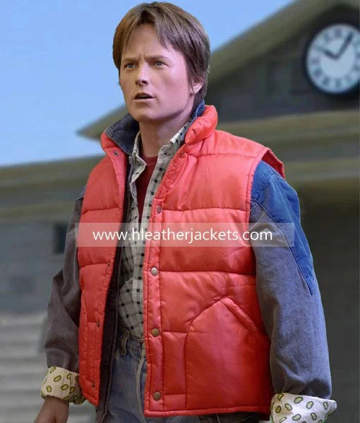 Marty Mcfly Back to the Future Vest