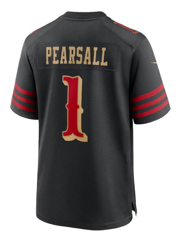 49ers Ricky Pearsall Rivalries Black Jersey