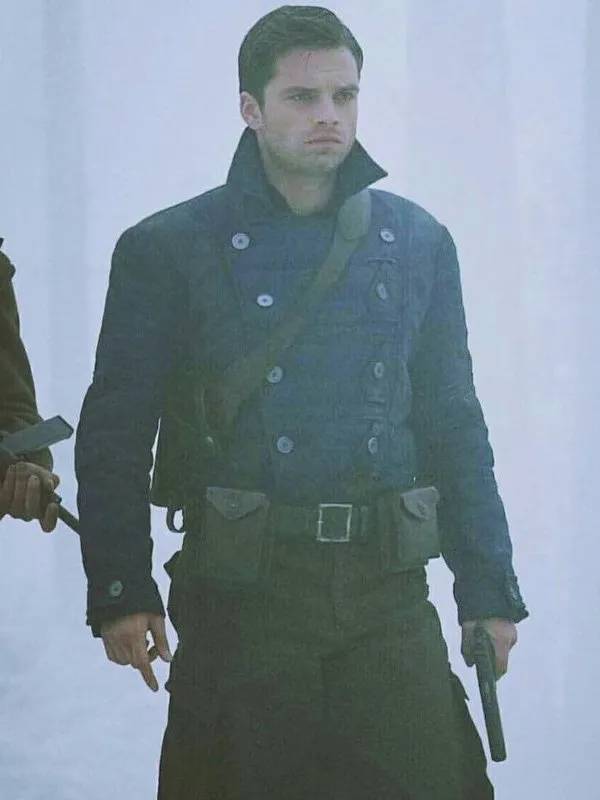 Bucky Barnes WW2 Blue Jacket