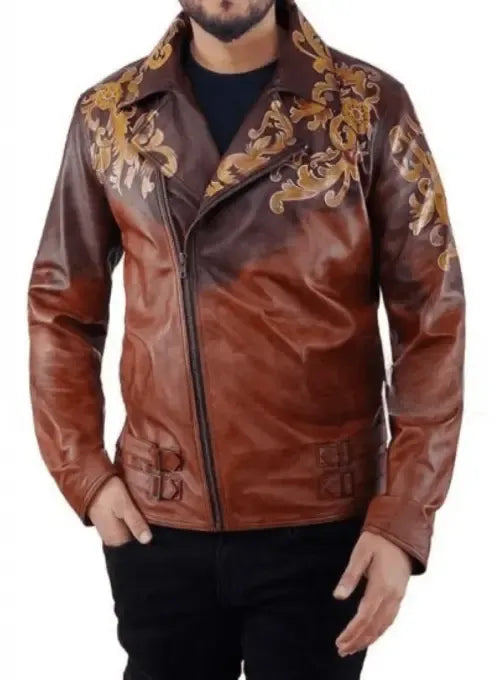 Dr. Luis Serra Navarro Brown Leather Jacket