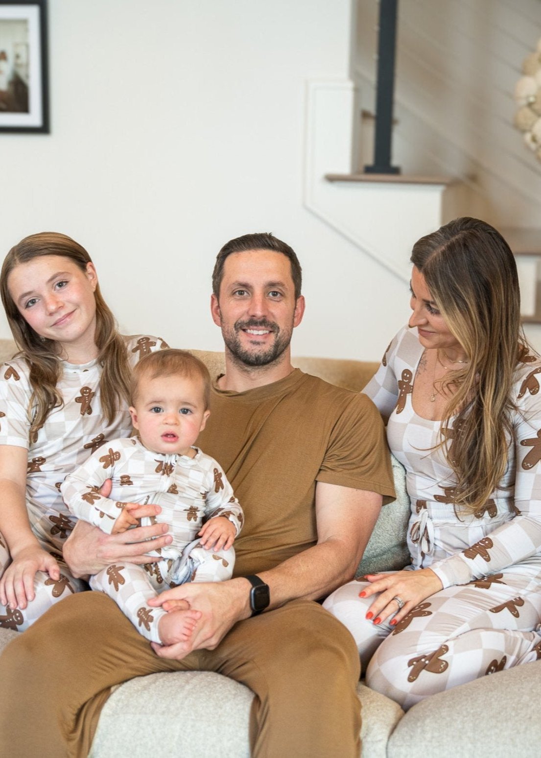 Bamboo Men&amp;#39;s Christmas Pajamas | Matching Family Holiday Set - Gingerbread