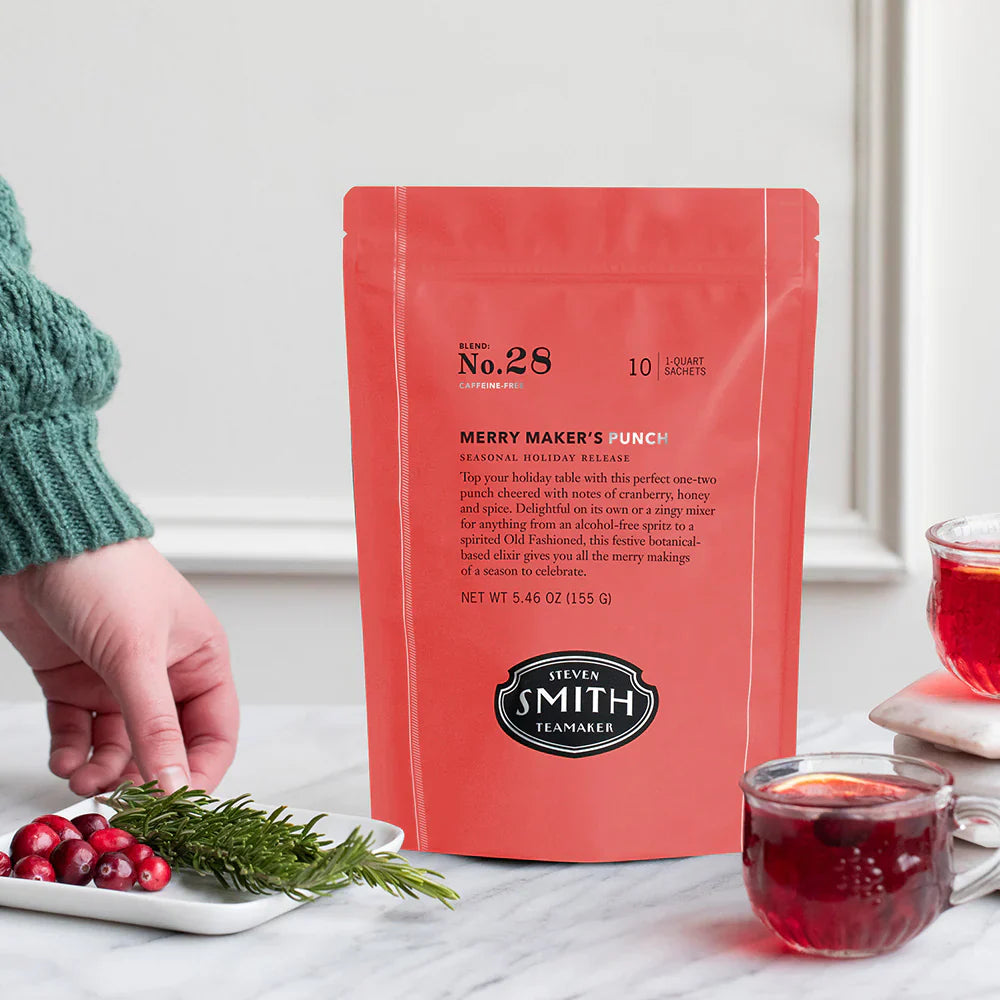 SMITH TEAMAKER - MERRY MAKER&amp;#39;S PUNCH ICED TEA BLEND NO. 28 (10 CT SACHETS, 1 QT EACH)