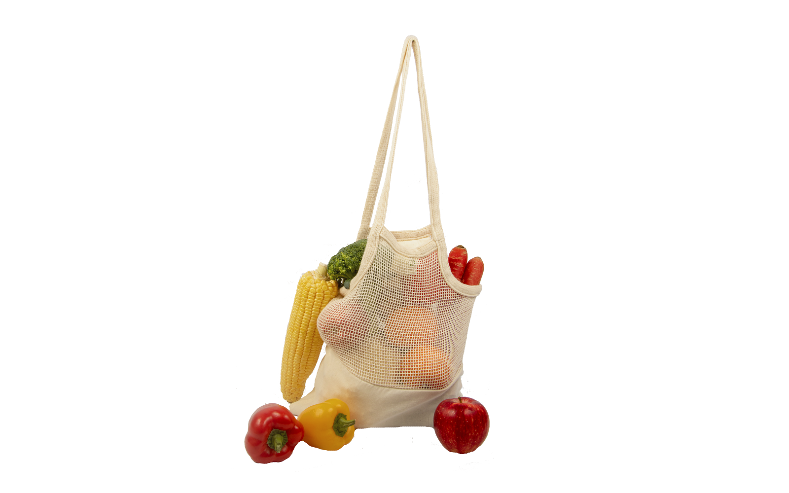 Mesh &amp;amp; Fabric Tote Bag