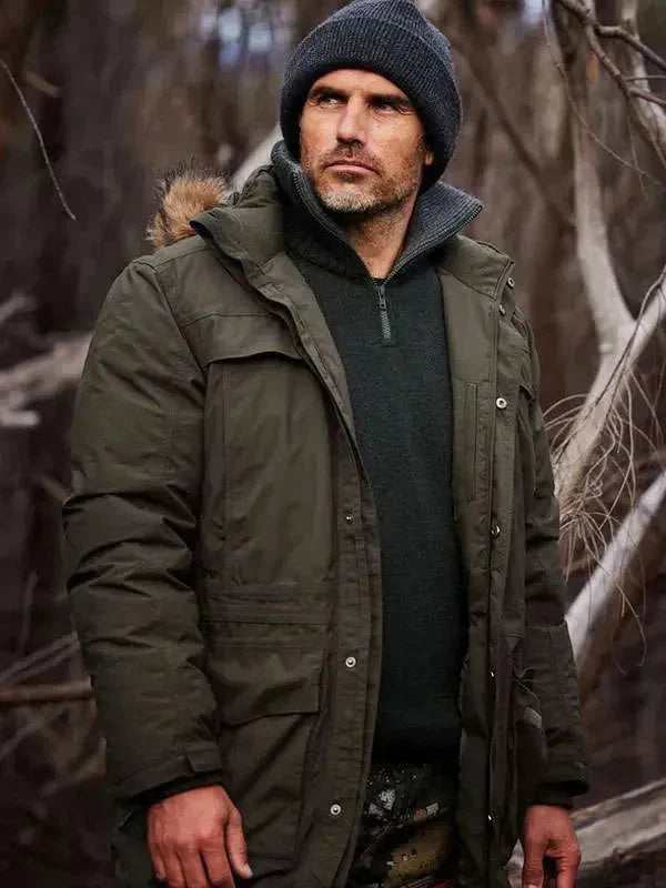 Michael Atkinson Alone Australia Green Hooded Jacket