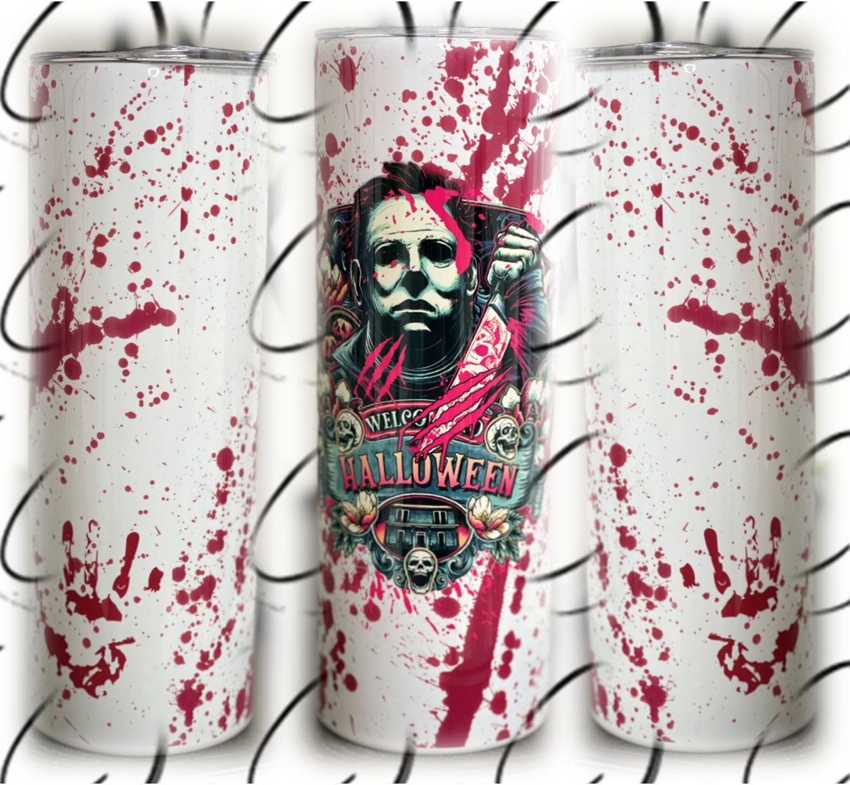 Michael Myers 20oz Skinny Tumbler