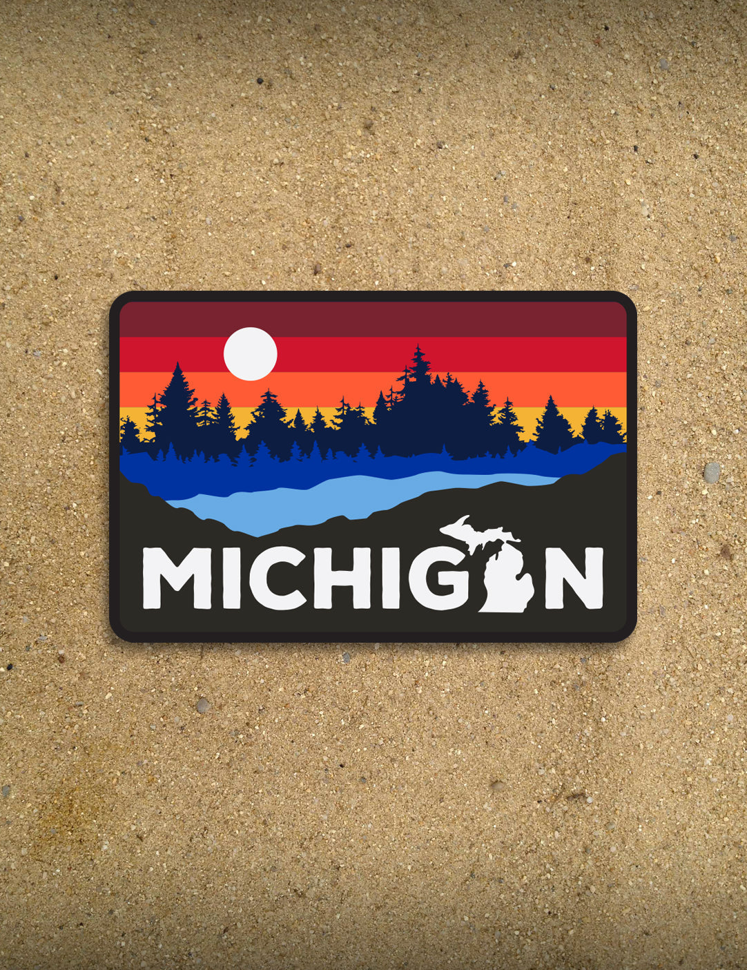 Michigan Lake - 4&amp;quot; Michigan Sticker