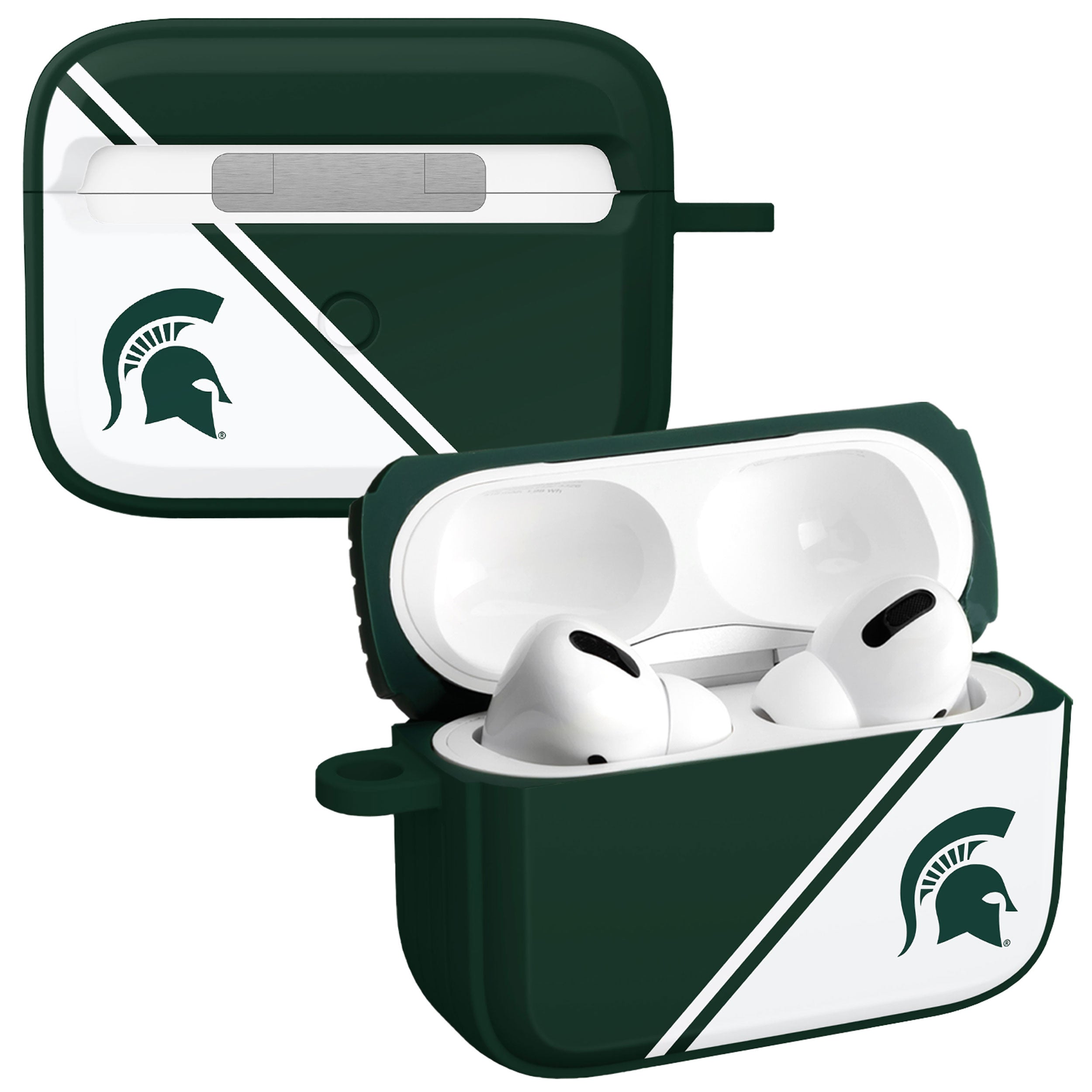 Michigan State Spartans HDX Champion Series Apple AirPods Pro 1 &amp;amp; 2 Case Cover