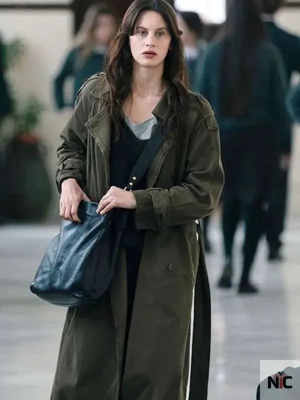 Milena Smit The Snow Girl Green Coat