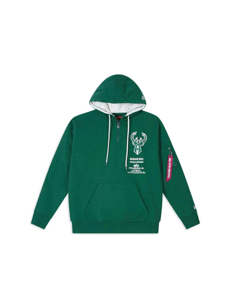 Milwaukee Bucks X Alpha X New Era Hoodie