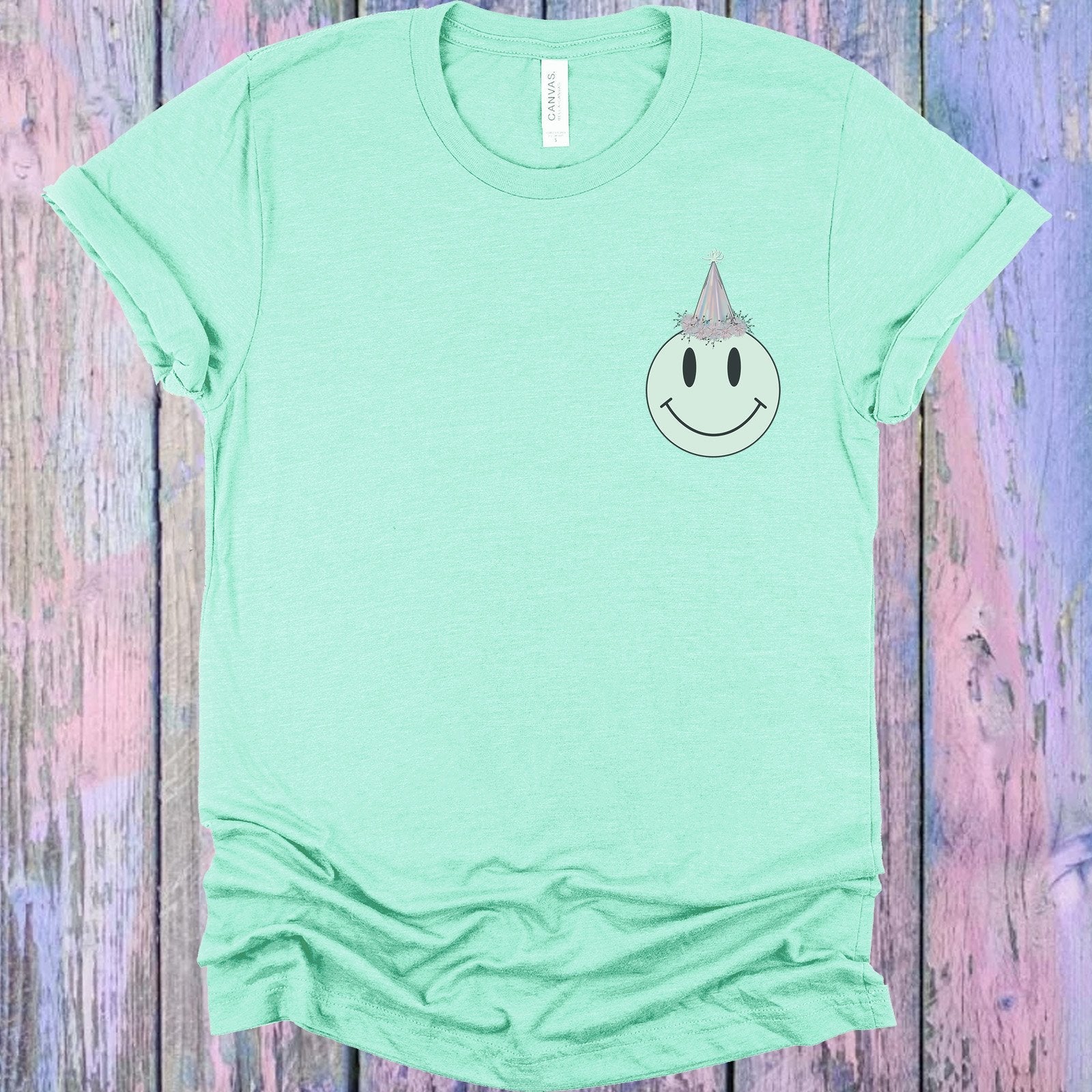 Green Celebration Happy Graphic Tee
