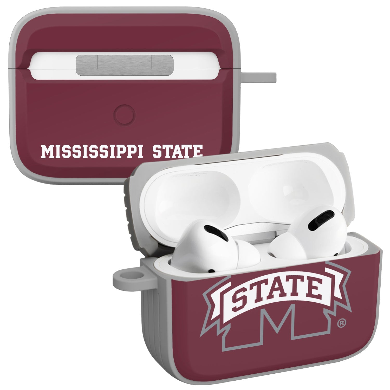 Mississippi State Bulldogs HDX AirPods Pro 1 &amp;amp; 2 Case Cover