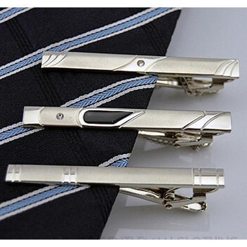 Modern Silver Collection Tie Bars/Clips