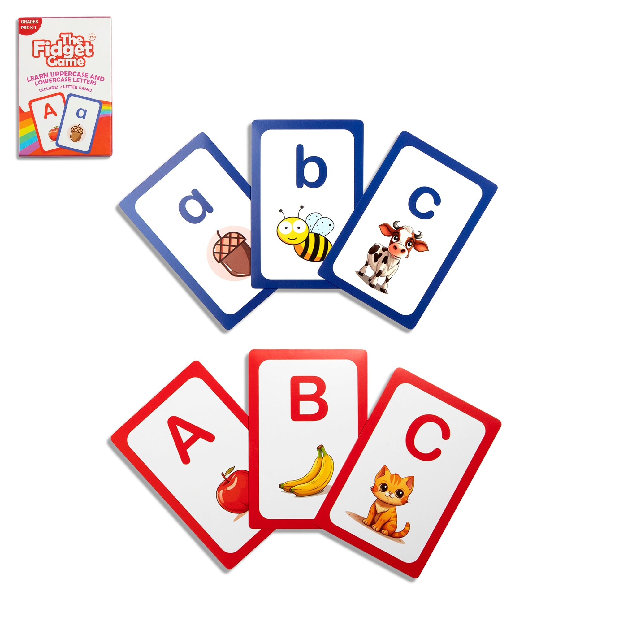 ABC: Learn Uppercase &amp;amp; Lowercase Letters Card Pack