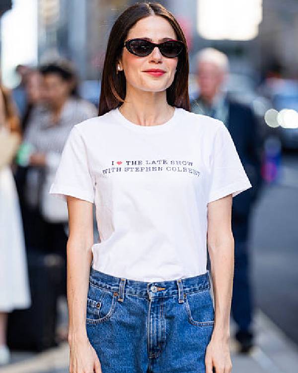 Molly Gordon NYC White T-Shirt