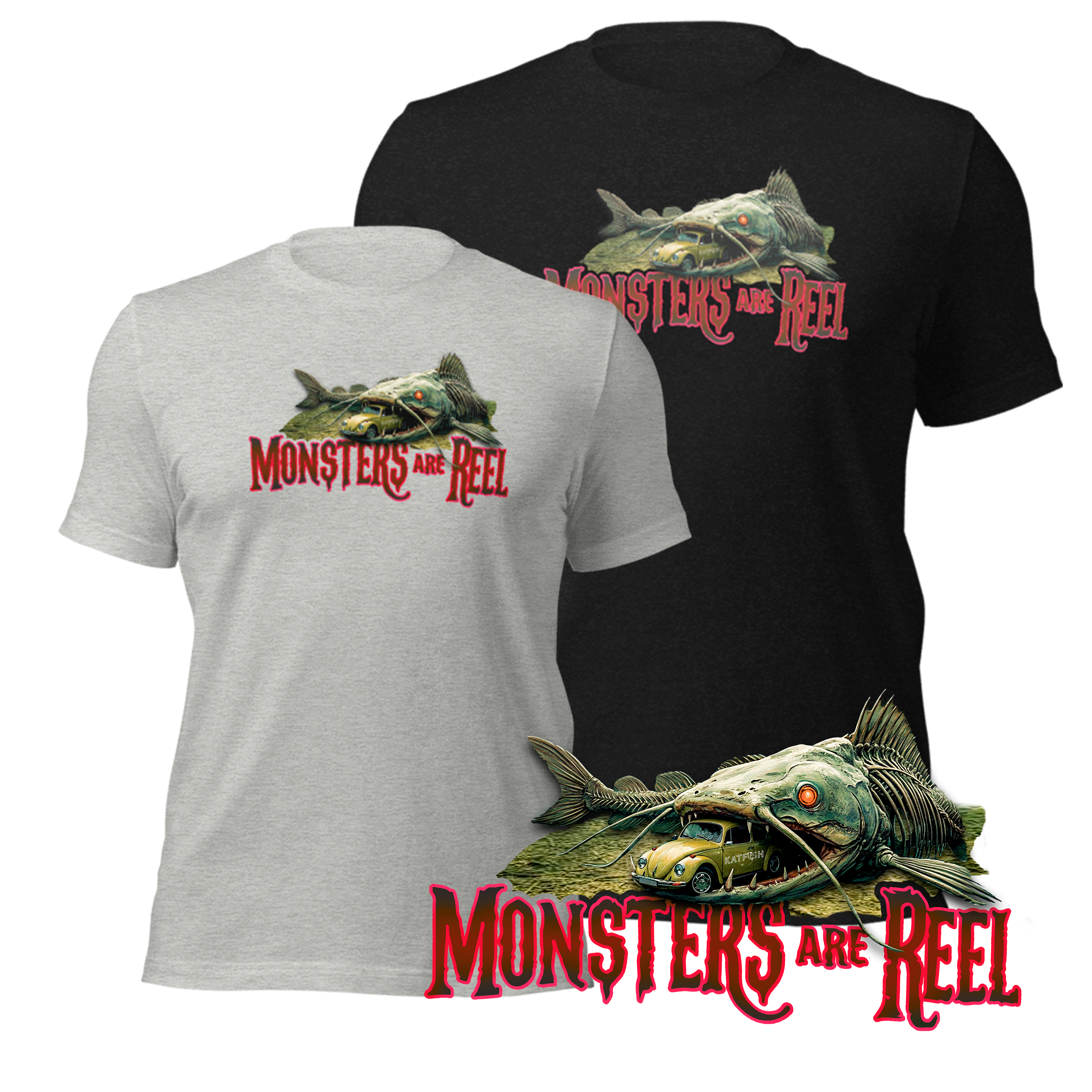 &amp;quot;MONSTERS are REEL&amp;quot; Tee-Shirts