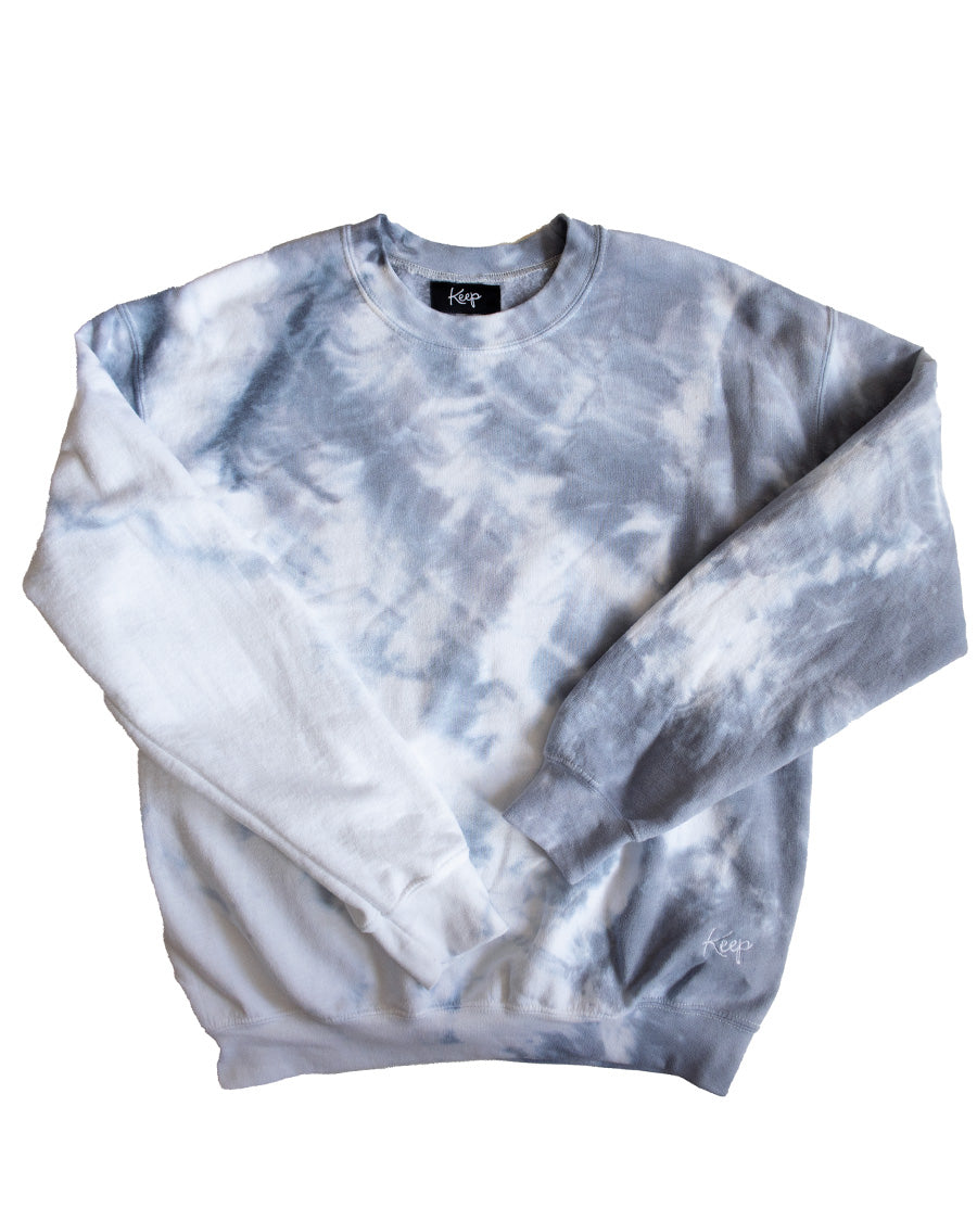 HAND DYED SWEATSHIRT Morning Fog