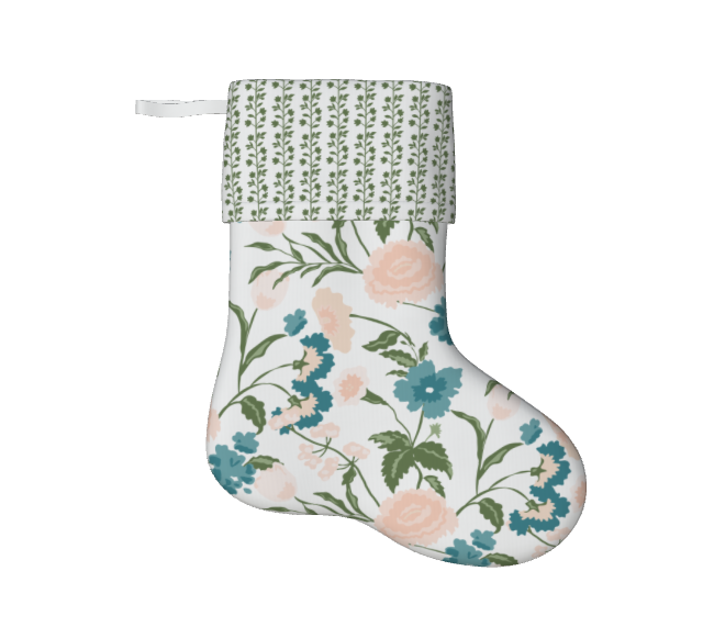 Moss Chintz Christmas Stocking