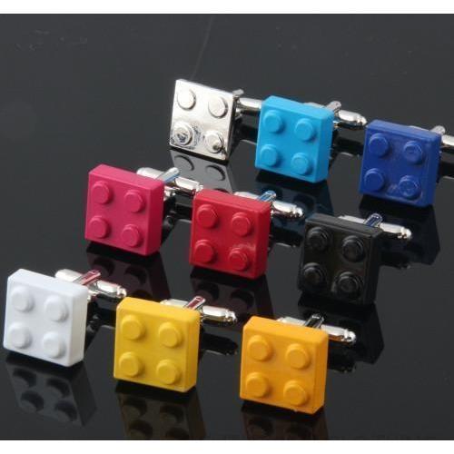 Muti-Color Cube Collection Cufflinks - 8 Colors