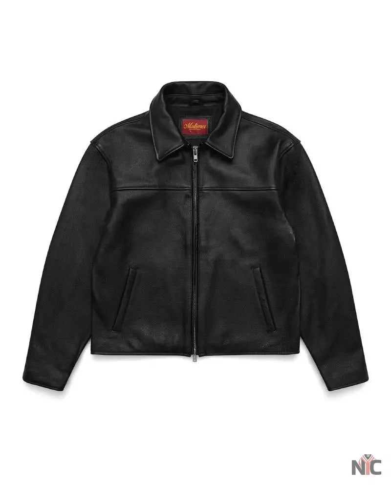 Mutimer Black Leather Jacket