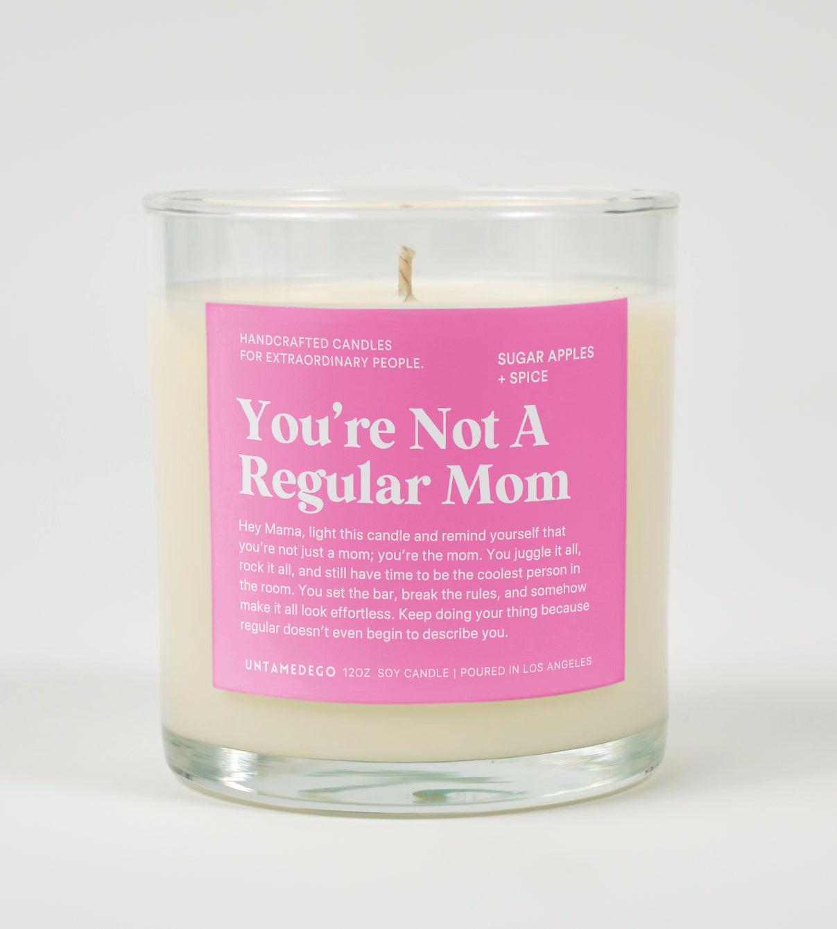 You&amp;#39;re Not A Regular Mom Glass Candle