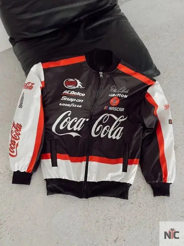 NASCAR Coca Cola 600 Black Bomber Jacket