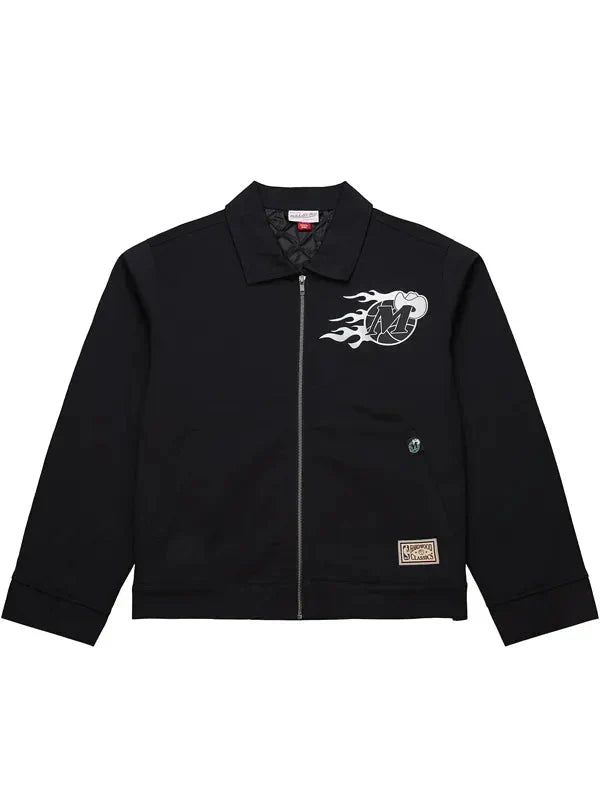 NBA Team Dallas Mavericks Black Cotton Jacket