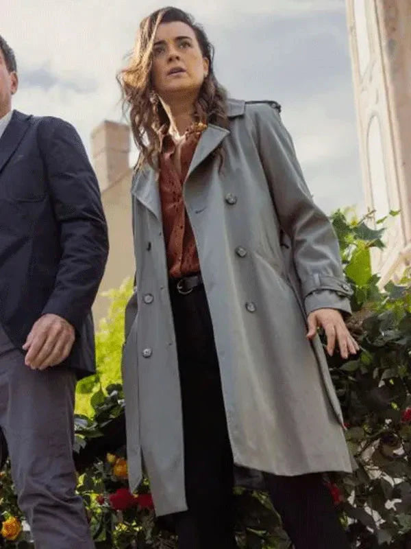 NCIS Tony &amp; Ziva Cote de Pablo Cotton Coat