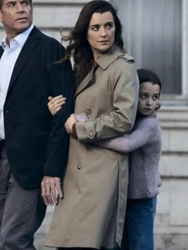 NCIS Tony &amp;amp; Ziva Cote de Pablo Cotton Coat