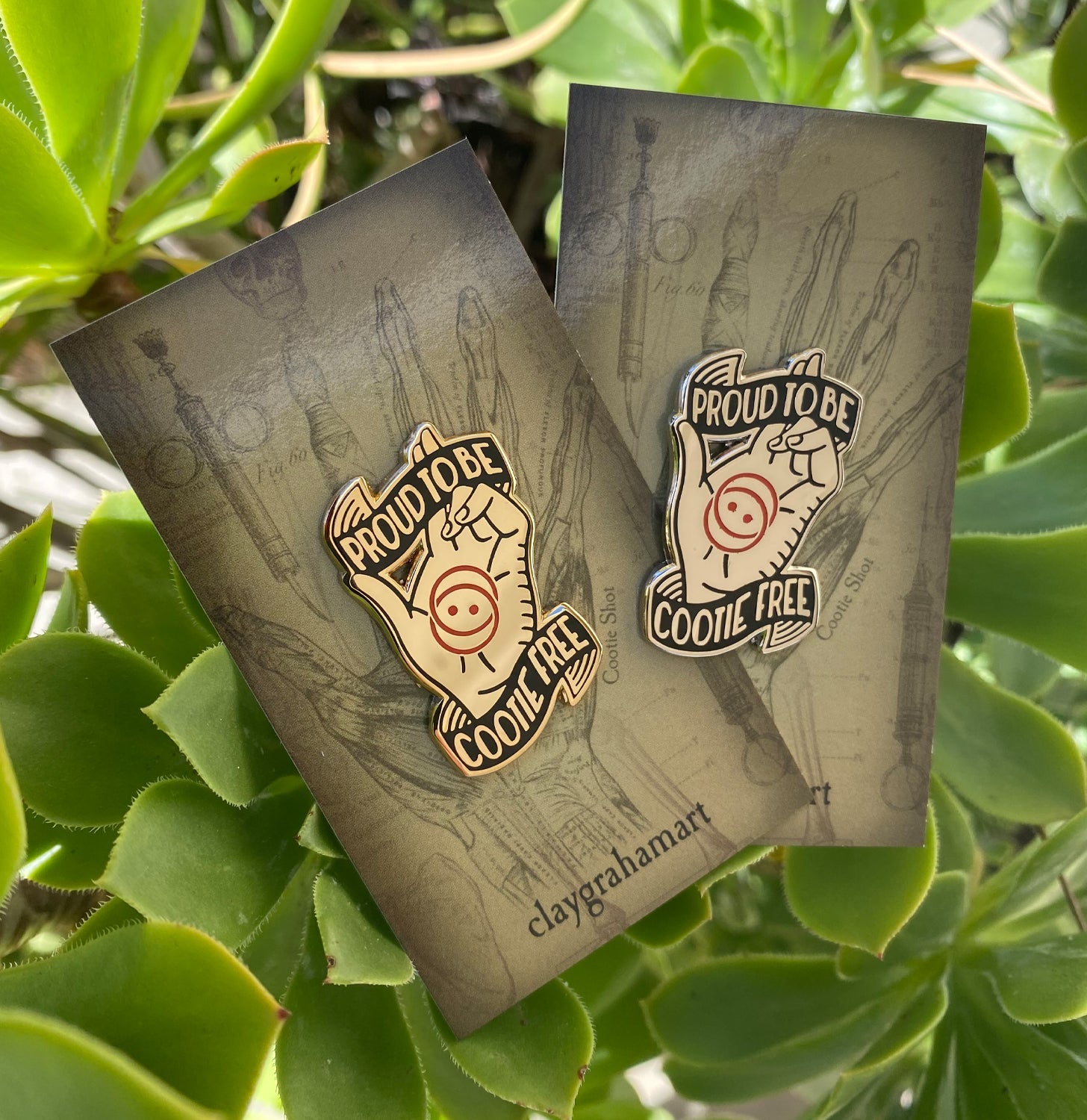 Cootie Shot 1.5&amp;quot; Hard Enamel Pin