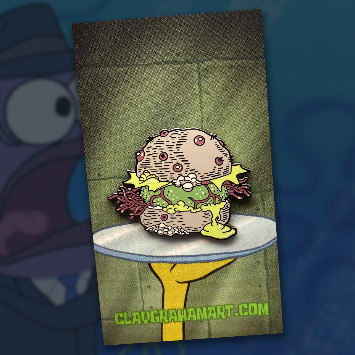 Nasty Patty 1.5&amp;quot; hard enamel pin