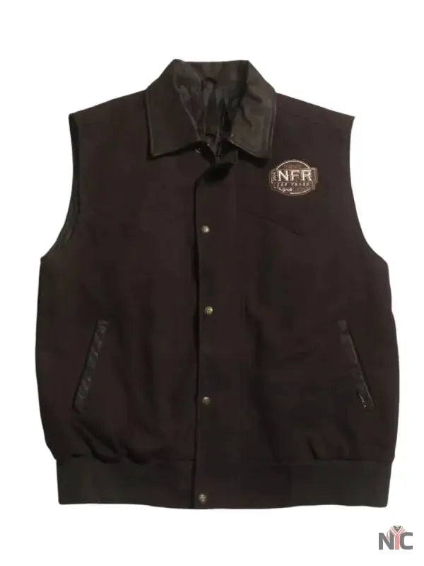 NFR Las Vegas 2014 Brown Wool Vest