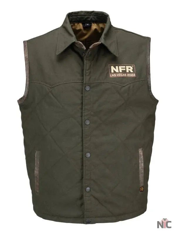 NFR Las Vegas 2024 Green Vest
