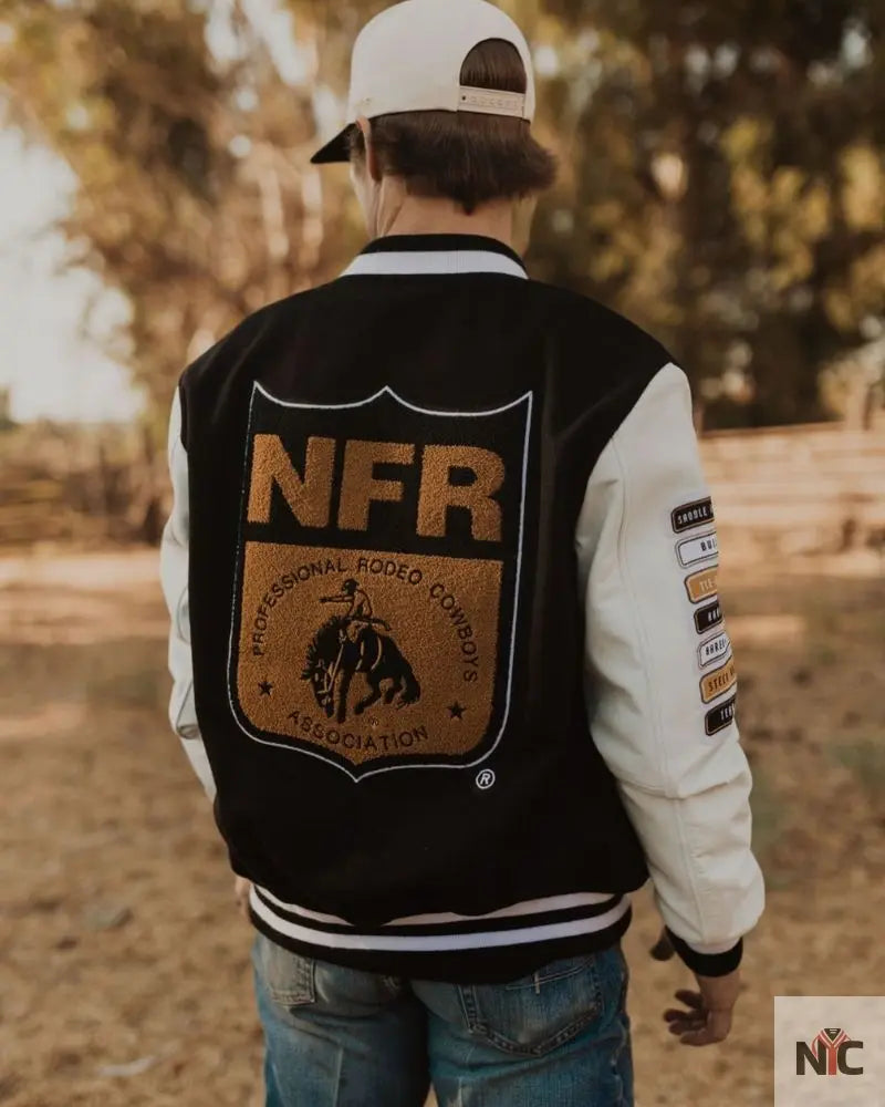 NFR Rodeo Quincy Varsity Jacket
