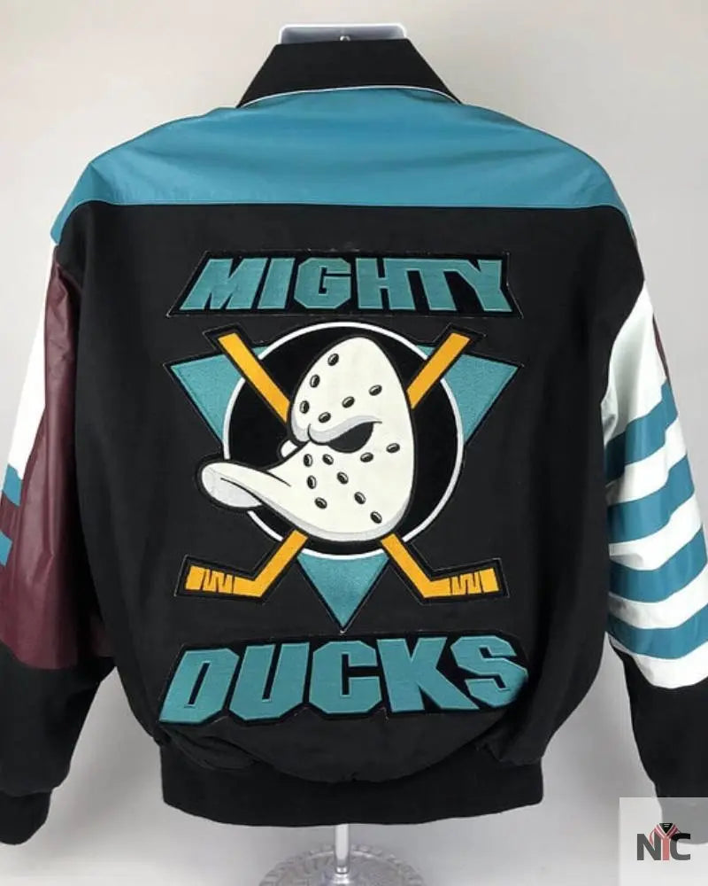 NHL Multi Mighty Ducks Bomber Jacket