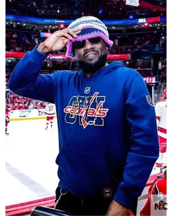 NHL Washington Capitals Navy Blue Pullover Hoodie