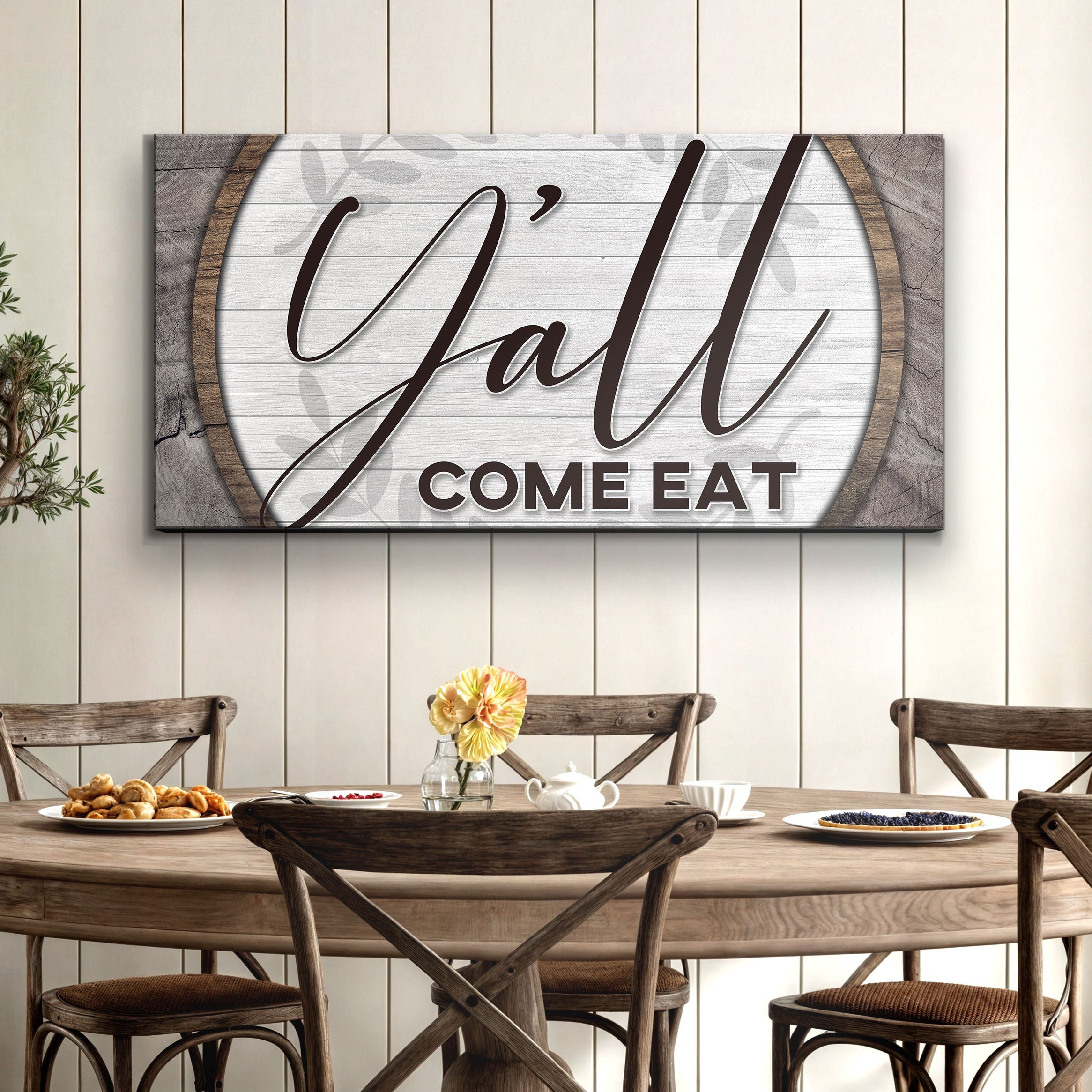 Y&amp;#39;all Come Eat Kitchen Sign