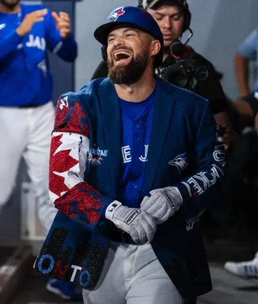 Nathan Lukes Toronto Blue Jays 2025 Home Run Jacket