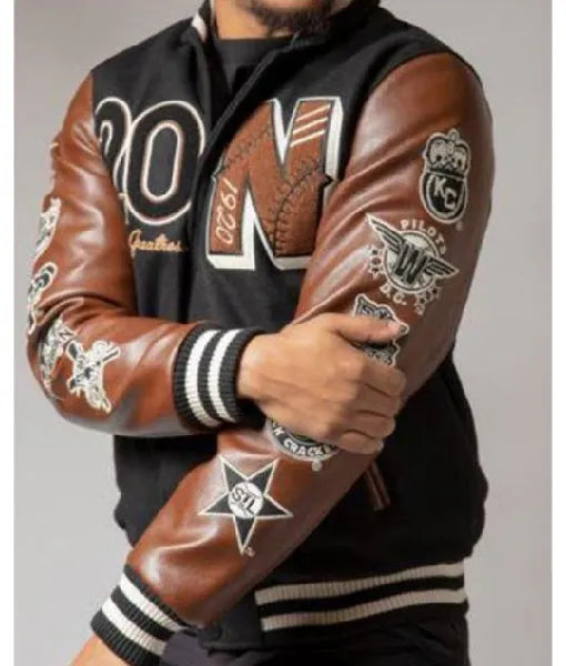 Negro League Brown Varsity Jacket
