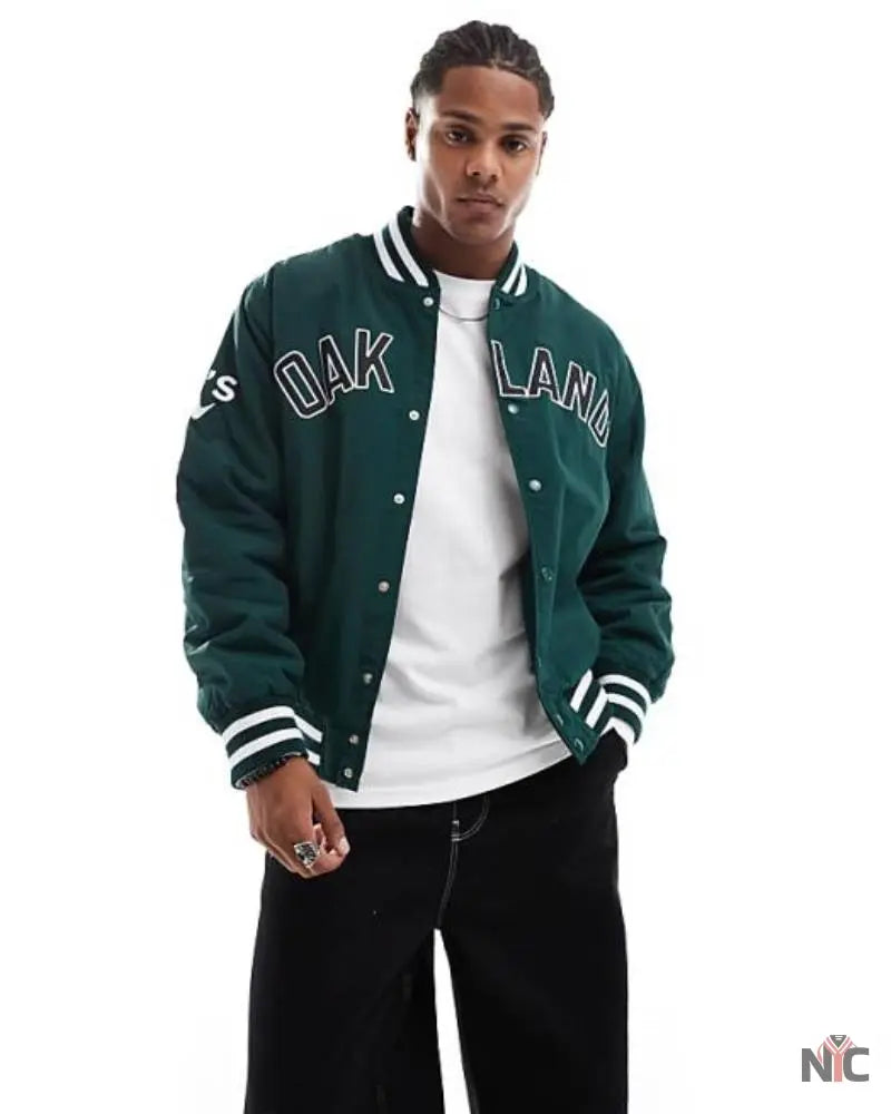 New Era Oakland Athletics Bomber Jacket
