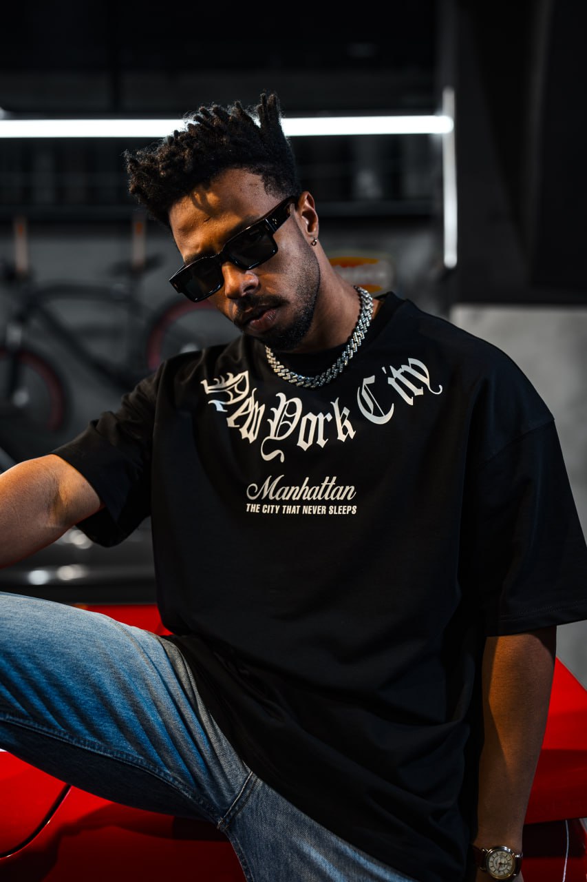 New York City Manhattan Tee – Oversized Cotton