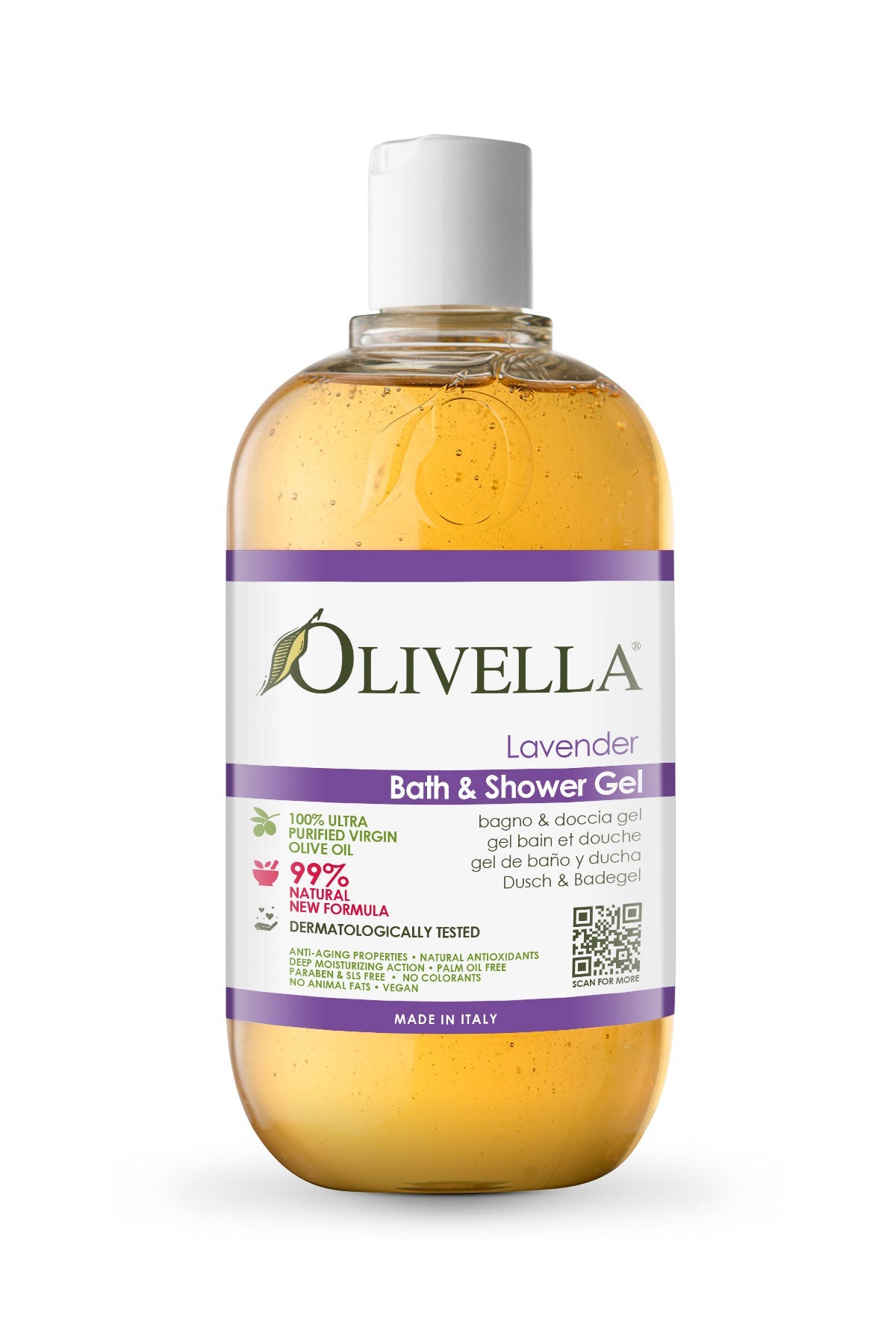 OLIVELLA Bath &amp;amp; Shower Gel Lavender 500 ml